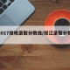 【2017双墩录取分数线/双江录取分数线】